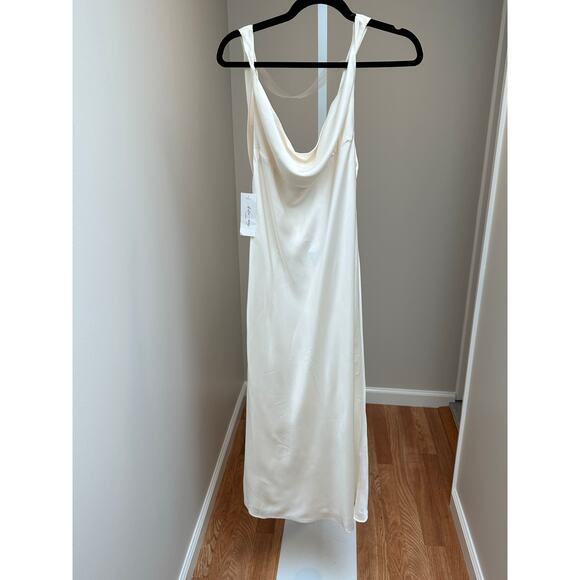 Katie May Heidi Midi Dress in Ivory size Small - Picture 4 of 8
